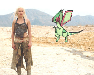 flygon,3d,pokemon,game of thrones,pokmon,daenerys targaryen,crossover,technically,idk what this even is,too bored to sleep
