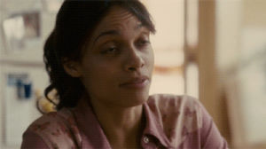 im waiting,rosario dawson,and,shrug,oh well,so what