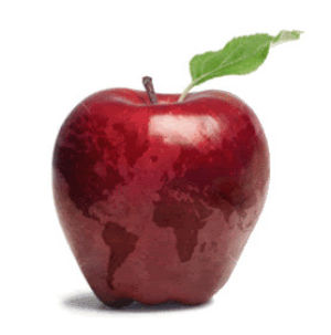 apple,wrapped,with,photobucket,world,map,around,good mourning america