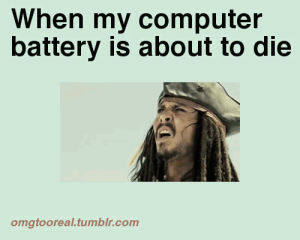 funny,movies,running,johnny depp,pirates of the caribbean,panic,jack sparrow,battery,fim noir