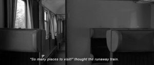 wanderlust,black and white,travel,photo,train,runaway,three hours to get it right