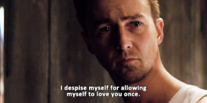edward norton,tv,love,movie,film,relationship,movie quote,film quote,cute anime couple,etcetera,slick back,healthy drink,fruit drink