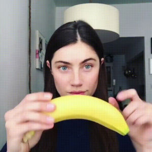 girl,banana