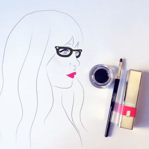 loreal paris,lipstick,illustration,beauty,makeup,loreal