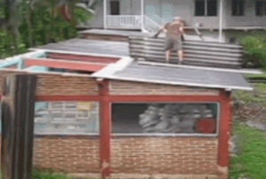roof,funny,lol,fail,fall,ouch,diy,whoops,afv