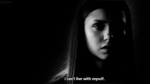 television,black and white,the vampire diaries,depressed