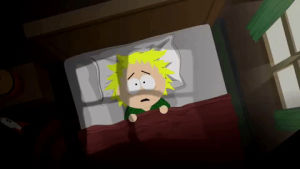 insomnia,cant sleep,insomniac,comedy central,south park,scared,tv show,bed,up all night,twitching,tweek and craig
