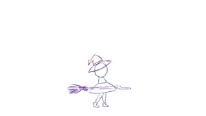 broom,halloween,flying,witch,2d animation,practice,happy halloween,work in progress,animation exercise,enoughmy