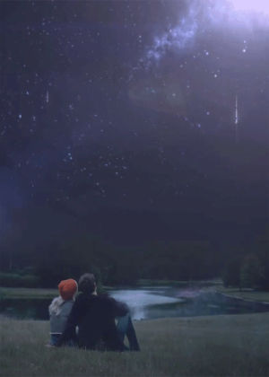 bright,together,moonlight,love,chill,lake,life,water,live,stars,light,shooting,grass,wish,shooting stars