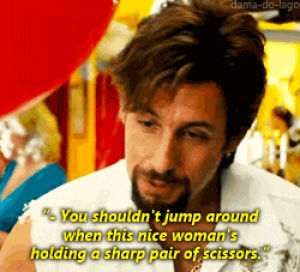 adam sandler,scissors,you dont mess with the zohan