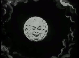 silent film,a trip to the moon,georges melies,special effects,early film,the moon