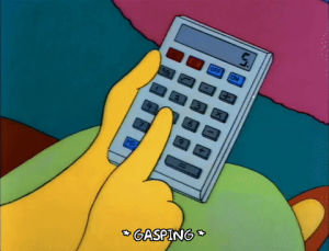 calculator,math,season 3,episode 11,shocked,gasp,3x11