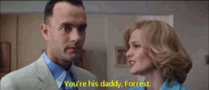 forrest gump,surprised,movies,movie,smiling,i made this,tom hanks,jenny,robin wright,nineties,forrest,jinny