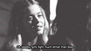 sasha pieterse,alison dilaurentis,bich,black and white,fight,girls,pretty little liars,bw,boys,blonde girl,earth crash,ur gonna make me lose all my nuggies,all my,send your complaints to hobanwashburnes ask her recent x files watch is what reminded me of this sh