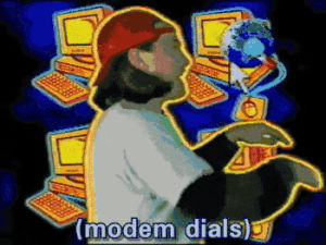 modem,90s,retro,internet,computer,web,cybeunk,radical,dial up,web surfing
