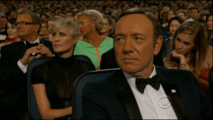 fuck off,hitting,kevin spacey,go away,award show,emmys 2013,booklet