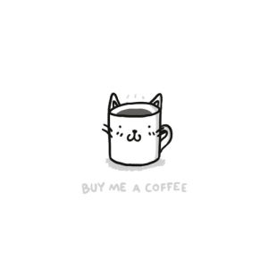 hoppip,imt,cat,coffee,drawing,maudit,mug,vintage hoppip style,art design
