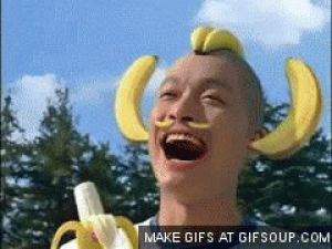 man,banana