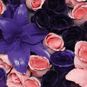 roses,modern art,flowers,pop art,art,trippy,artists on tumblr,color,colorful,flower