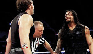dean ambrose,wwe,the shield,roman reigns,spearrings,look at that smile