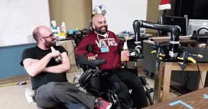 science,beer,tech,mic,disabled,bionic,mind control,bionic arms