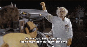 back to the future,christopher lloyd,libyans,shocked,disappointed,doc brown,found me
