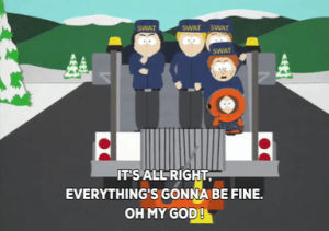 eric cartman,truck,swat,guards