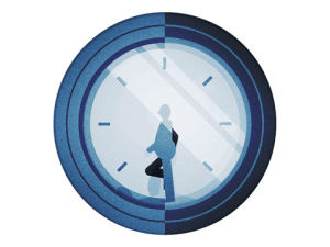 clock,tony babel,2d,run cycle,animation,time,spin,after effects,ae
