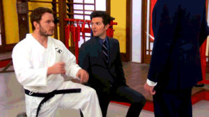 parks and recreation,parks and rec,ben wyatt,the johnny karate super awesome musical explosion show,7x10,what a cutie