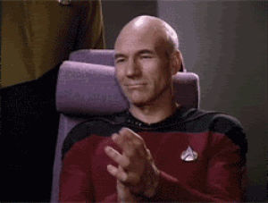 applause,captain picard
