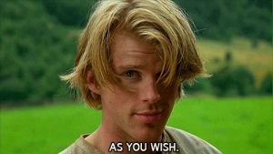 cary elwes,reaction,80s movies,romantic,the princess bride,as you wish