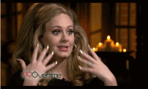 adele,anderson cooper,60 minutes,gold nail polish,more s coming,when she met jay z