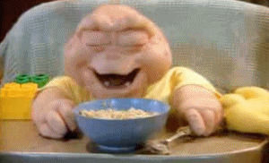 baby sinclair,dinosaurs,tv,90s,baby,laughing,laugh,haha