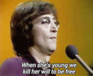 john lennon,woman is the nigger of the world,the beatles,70s,feminism,1972