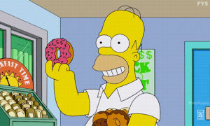 simpsons,homer simpson,homer,donuts,reaction,family guy,peter griffin,the simpsons guy
