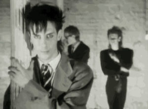 goth,bauhaus,music video,80s,retro,1980s,1983,80s fashion,peter muhy