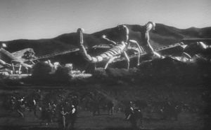 scorpion,vintage,film,black and white,monster,warner archive,fim