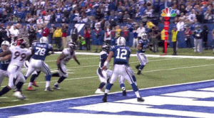 andrew luck,sports,football,nfl,denver broncos,flop,indianapolis colts,bumpin