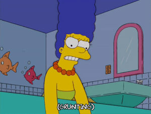marge simpson,episode 4,angry,season 16,annoyed,bathroom,cleaning,16x04