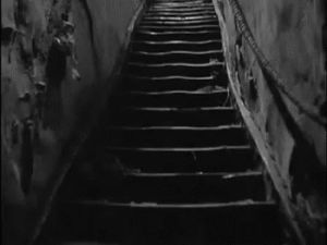 horror,creepy,climb,black and white,scary,stairs