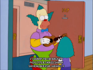 music,happy,season 12,episode 3,krusty the clown,12x03,banjo,sophie krustofski