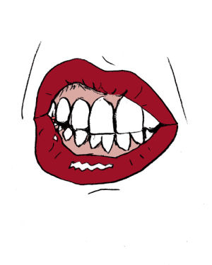 chewing gum,chomp,teeth,tongue,art,photoshop,lips,adobe photoshop