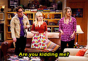 GIF kaley cuoco the big bang theory leonard hofstadter - animated GIF ...