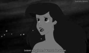 black and white,movie,disney,quote,the little mermaid,ariel,disney princess,movie quote,disney princesses,both,and random quote