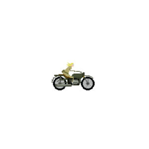 motorcycle,art,metal gear solid 3,8bit,gaming,pixel,oktotally,eva
