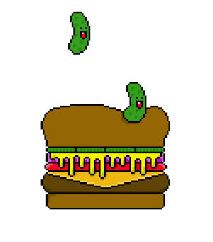 burger,transparent,dancing,cheese,hamburger,cheeseburger,pickles,buttz,bouncing on cheeseburger