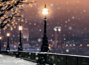 snow,twinkle lights,big ben,street lights,xmas,1,uk,virus trading cards
