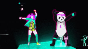 just dance 2014,cmon,dance,panda,kesha,videogames,just dance,4th of july fireworks