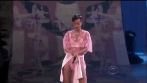 rihanna,vs,victorias secret,clapping,fashion show,performing,angels in bloom
