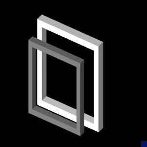 word,minimalism,minimalist,words,animation,art,black and white,grey,gray,op art,lenticular,the blue square,word art
